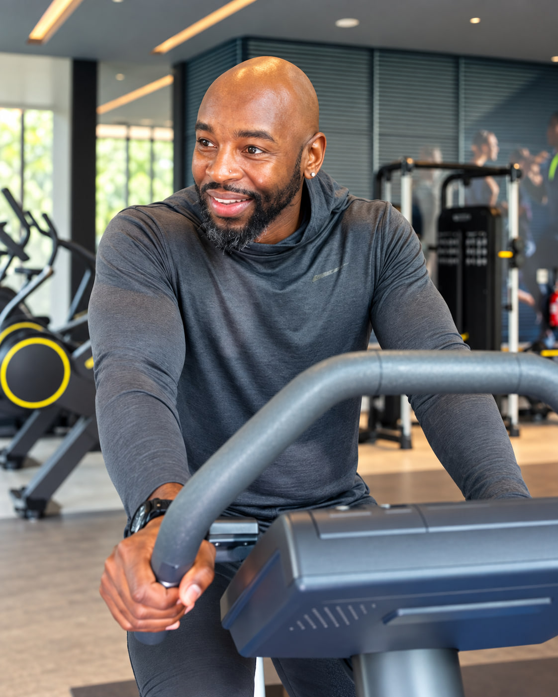 Coach Gari in the gym